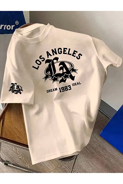 NIGRUM PARDUS تي شيرت رجالي من ITALIK LOS ANGELES مطبوع عليه LA مصنوع من القط...