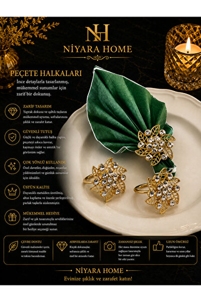 Niyara home Peçete Halkalari Designed with Fine Details, a Refined Touch for ...