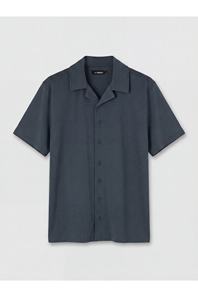 LC Waikiki Ozmarka New Season Shirt Collar Men's Pajama Top
