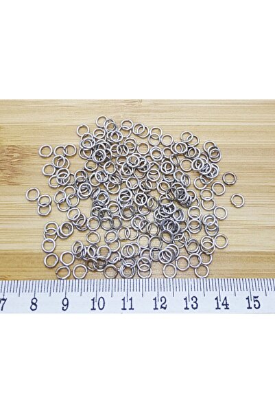 HERALDİS (900 Pcs) 5 mm Nickel Jewelry Rings 50 Grams