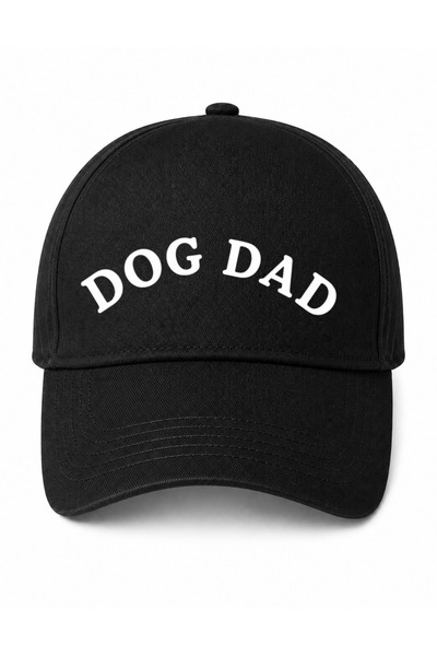 Krays قبعة رياضية قطنية مكتوبة عليها Dog Dad - هدية لمحبي الكلاب، قبعة كومبين...