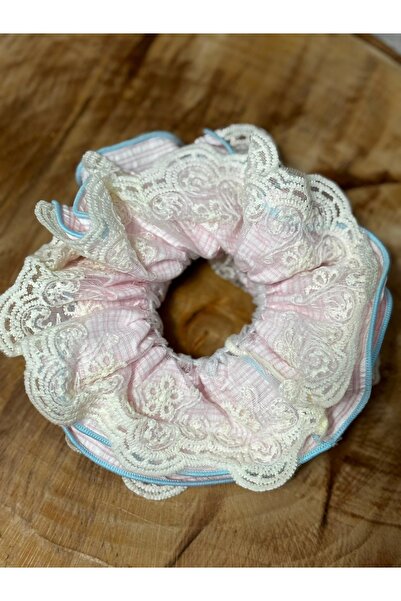 Mevohome Fırfırlı Scrunchie Kadın Simit Toka