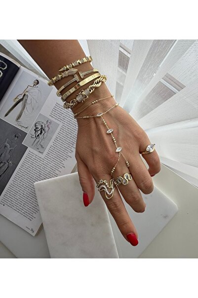 SU PERİSİ TAKI BİJUTERİ Kararmaz Gold Damla Model Şahmeran