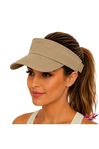 AXE SPORTSWEAR Adjustable Velcro Visor Hat with Adjustable Back, Uv Sun Prote...
