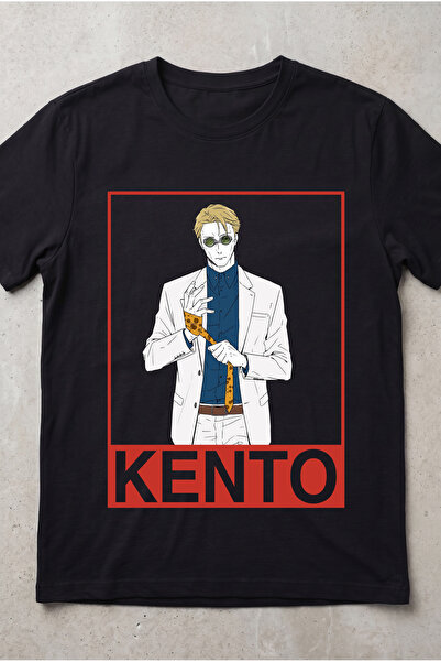 Silkensoul Jujutsu Kaisen Kento Nanami Anime Printed Standard Cut Unisex Tshirt