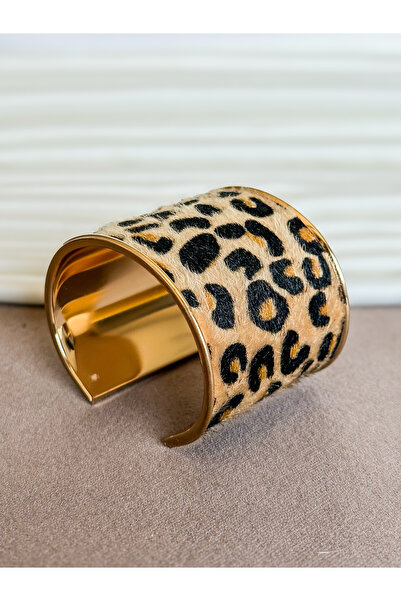 Generic Brand سوار بتصميم الفهد ذو الملمس الفاخر من ماركة موديل