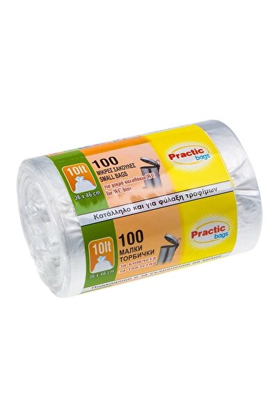 Jumbo Saci Menajeri pentru Coș Gunoi OEM, Mici, Alb, 10L, 100