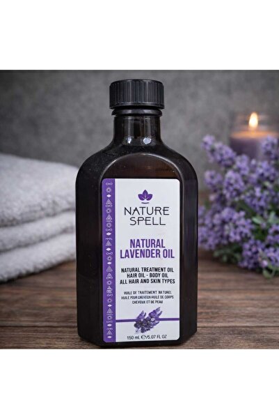 Nature Spell زيت اللافندر الطبيعي 150 مل للشعر والجسم والعلاج العطري