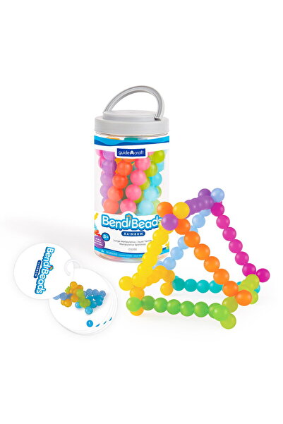 Guidecraft Flexible beads BendiBeads Rainbow