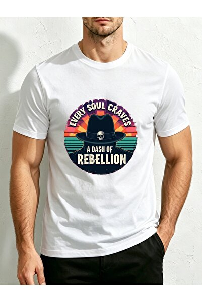 17 seramik Casual, Men's T-Shirt, Every Soul Craves A Dash Of Rebellion with ...