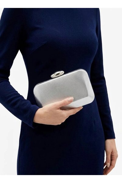 VİNY Women's Luxury Evening Clutch Bag – Elegant Evening Party Handbag, Wedding Bridal Purse, Formal Occasion Clutch with Detachable Chain