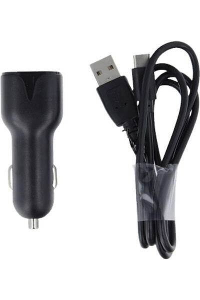 Telforceone Încărcător auto MXCC-01 2.4A cu porturi: 2xUSB cu cablu Type-C Cu...