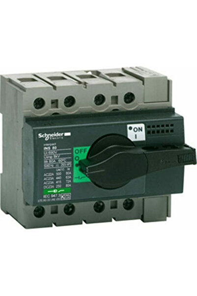 Schneider Electric Comutator selector cu butoane, 4 poli, 40A