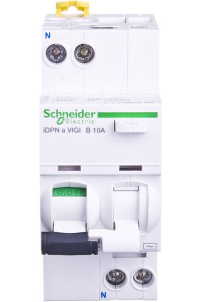 Schneider Electric Întrerupător de panou cu apăsare, 2 poli, 10A