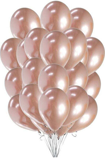 Godan Baloane metalice Rose Gold B&c 30 cm 50 bucăți