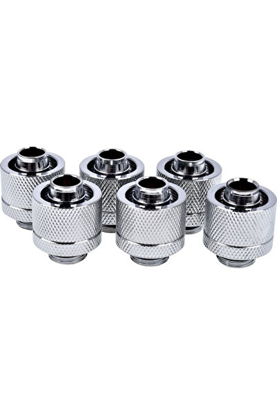 Alphacool icicle 16 / 10mm Fiting de compresie G1 / 4 Argintiu