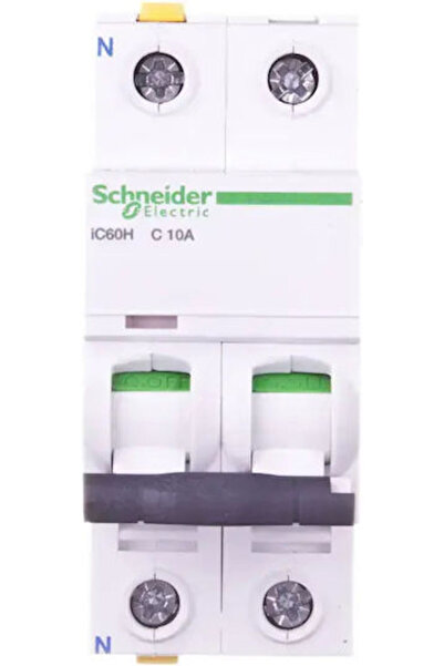 Schneider Electric Superblock Switch 1P+N C 10A 10kA AC IC60H-C10-1N A9F07610