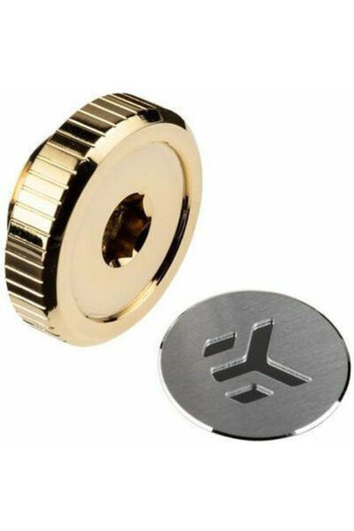 EKWB Ek-quantum Torque Plug cu insignă W, accesorii aurii