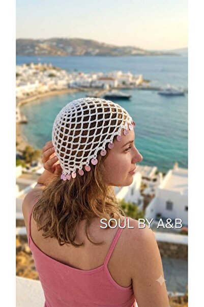 SOUL BY A&B El örgüsü file bere yazın trendi şık bere şapka plaj