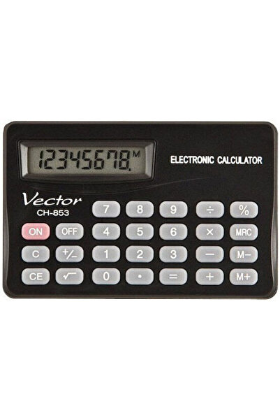 Vector Calculator de buzunar, negru, 1 bucată, Cod: 1462-uniw
