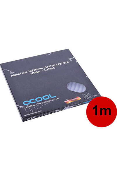 Alphacool Tubing AlphaTube HF 13/10 (3/8 "ID) - Transparent 1m Cutie de vânza...