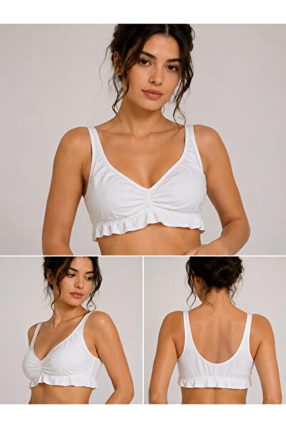HELMİRA Women's Strappy Padded Sports Bustier