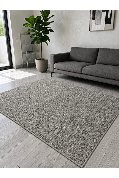Sarar Premium Düz Sisal Modern Desen Dokuma Tabanlı Kolay Temizlenen Halı Kil...