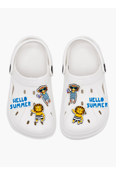 Aqua Boys Safari Jibbitz Clogs