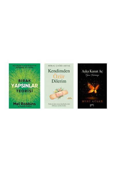 İndigo Kitap 3 Kitap / Kendimden Özür Dilerim - Bırak Yapsınlar Teorisi - Aşk...