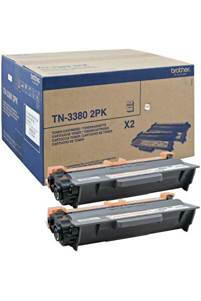 Brother TN-3380 Original Pachet dublu Toner Imprimantă Laser Negru 2 bucăți (...
