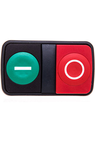 Schneider Electric Comutator On-Off cu buton, dublu, verde, 1 buc. Cod: ZB5AL...