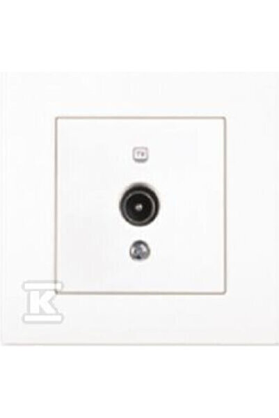 PANASONIC Priză TV Karre, culoare albă/90967010