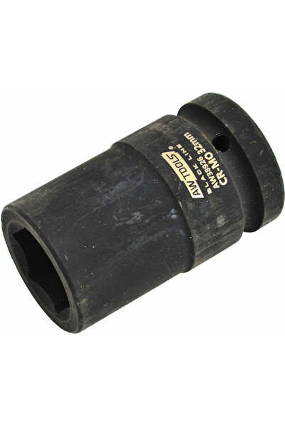 AwTools Cheie tubulară hexagonală de impact de 1 inch, 36mm, Black Line