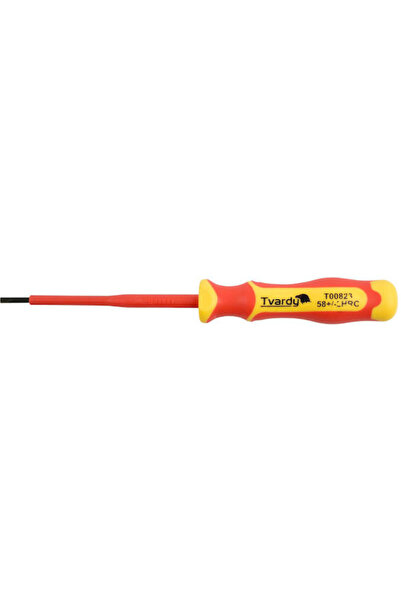 Tvardy Șurubelniță electrician VDE 1000V cu lungimea de 100mm Cod: T00823