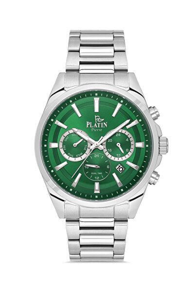 Platin Pierre Hds-1211Ga-A10 Steel Cord Functions Active Men's Wristwatch