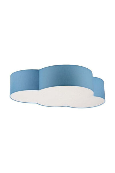 TK-Lighting TK Lighting Plafonieră 62cm Albastru cu soclu E27