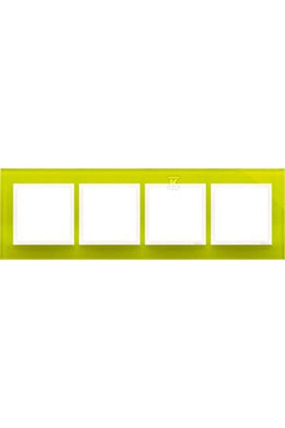 Kontakt-Simon Simon 54 Nature Cadru cu sticlă cvadruplă Sorbet de lime Drn4/90