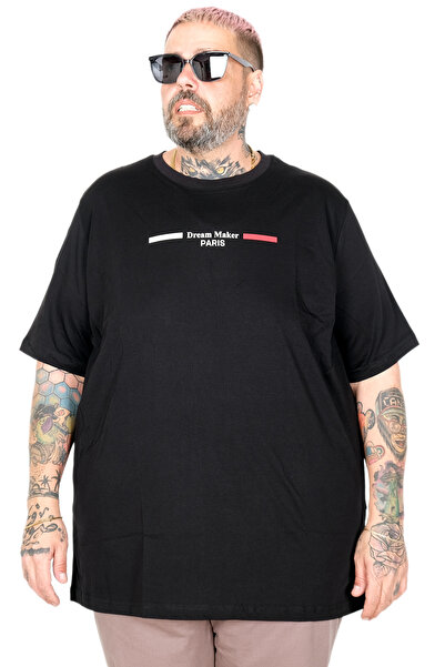 ModeXL Mode XL Plus Size T-Shirt Bis Collar Dream U26126 CRNA