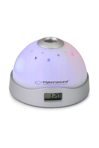 ESPERANZA επιτραπέζιο ρολόι EHC001 με προβολέα & LED, ξυπνητήρι