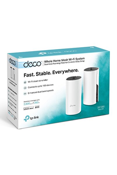 OEM TP-Link Deco M4 (2-Pack) Mesh WiFi 5 System AC1200 Whole Home