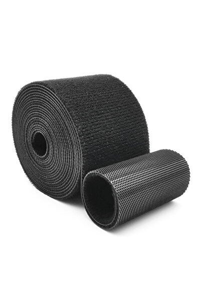 POWERTECH ταινία τύπου velcro TIES-080, 48mm, 5m, μαύρη