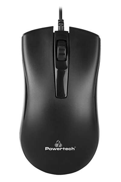 POWERTECH ενσύρματο ποντίκι PT-808, οπτικό, 1000DPI, μαύρο