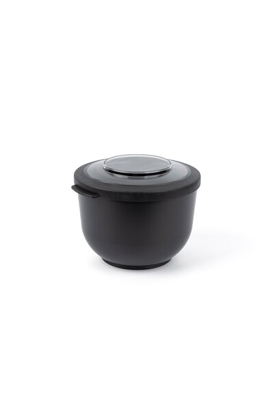 Amuse Bol Tylla 1.2 L, AMUSE, 15x15x10cm, Charcoal, set cu capac
