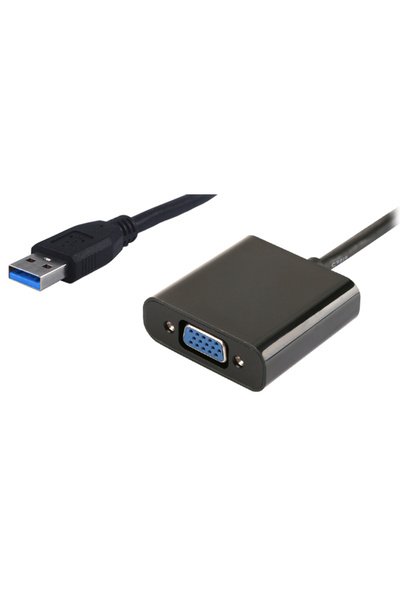 POWERTECH αντάπτορας USB 3.0 σε VGA PTH-021, Full HD, μαύρο