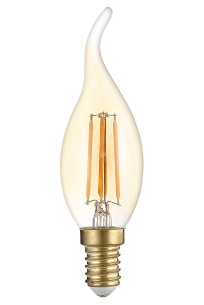 OPTONICA LED λάμπα Candle T35 Filament 1491, 4W, 2500K, E14, 400lm