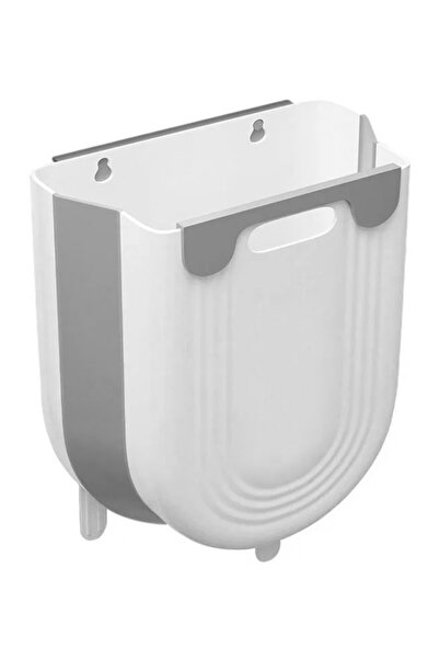 unbranded Πτυσσόμενος κάδος απορριμμάτων CLN-0052, 10L, 22.5x16.5x28.5cm, γκρι