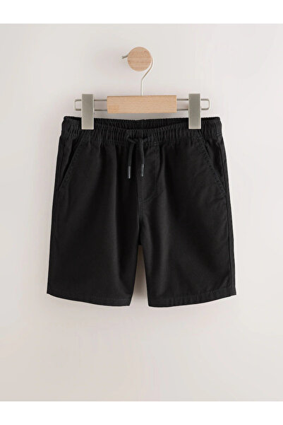 rois Children's Black Shorts with Elastic Waist
