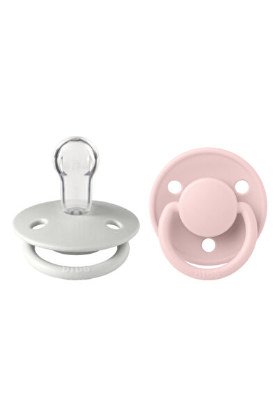 Bibs Set 2 suzete de lux din silicon - Tetină rotundă, modele variate
