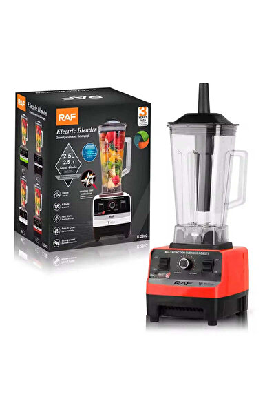 raf Blender profesional 1800W, vas de 2.5L, 6 lame din oțel inoxidabil, contr...