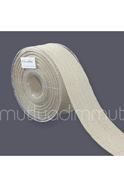 mutlu adım Doğal Rafya Jüt Kurdela 3,8cm X 20m
